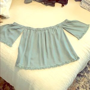 Off the shoulder demon top